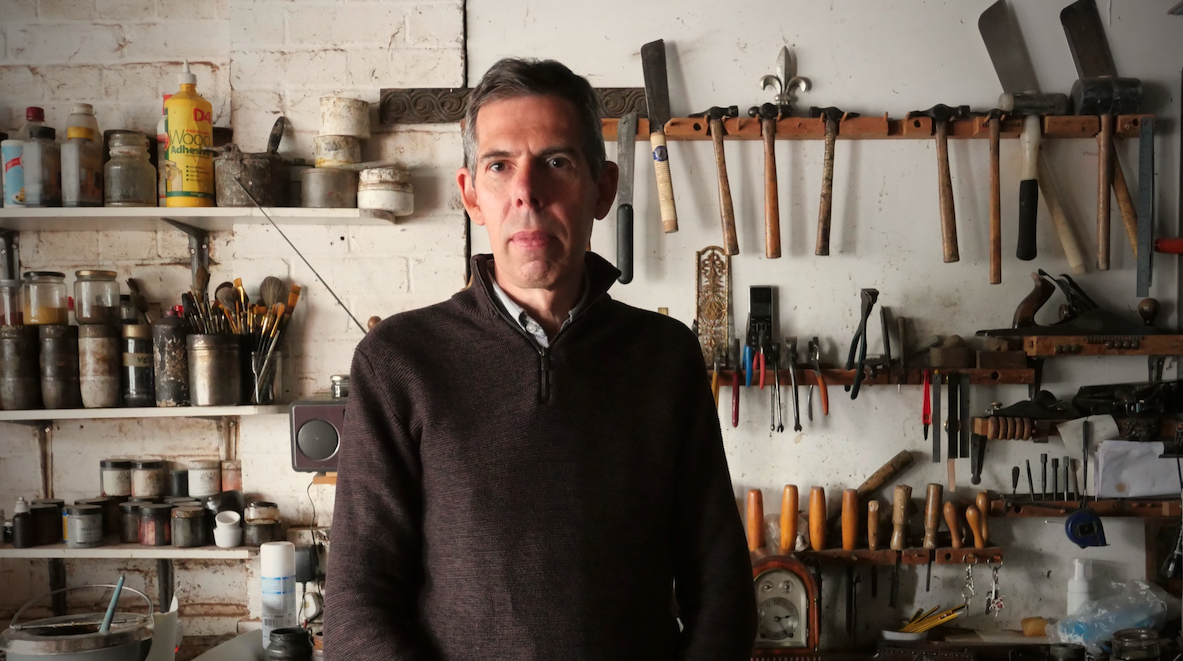 Tim, antique furniture restorer